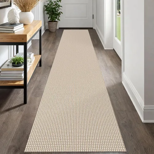 Miniatura 86 de IOHOUZE Alfombra de Área Lavable 4x6 Antideslizante con Respaldo de Goma Alfombras Tejidas para Entrada Interior Alfombras de Dormitorio Alfombra