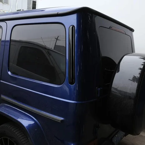 Miniatura 3 de YIWANG ABS cromado para automóvil, decoración de ventilación de aire para Mercedes Benz Clase G W463 G350 G500 2019 2020 Accesorios exteriores Negro