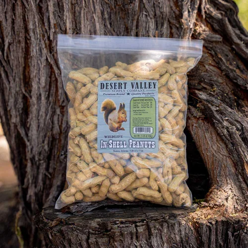 Miniatura 3 de Desert Valley Supply Cacahuetes crudos en cáscara de alta calidad, 2 libras, alimento totalmente natural para ardillas, ciervos, pájaros y otros