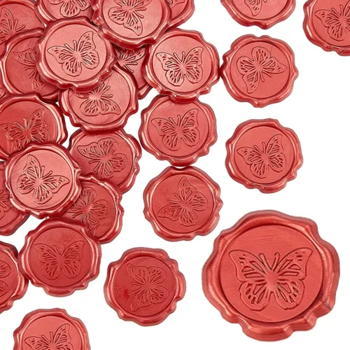 Miniatura 19 de CRASPIRE Calcomanías adhesivas para sellar cera, 25 unidades, estrellas de luna, sellos de cera autoadhesivos, calcomanías decorativas