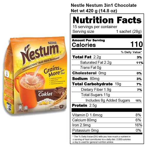 Miniatura 5 de Nestum All Family - Bebida instantánea de leche Ce'real 3 en 1 y paquete de 1 paquete Nestle Ce'real Snack Bundle
