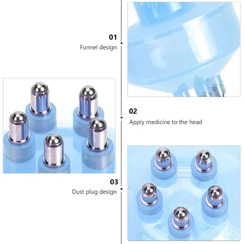 Miniatura 7 de LALAFINA Peine aplicador de cuero cabelludo con bolas rodantes, herramienta aplicadora de aceite para el cabello para un tratamiento preciso