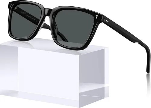 Miniatura 40 de Carfia Chic - Lentes de sol polarizados para mujer, protección UV400, marco de acetato pulido a mano