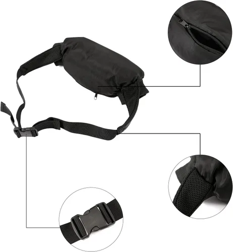 Miniatura 3 de Calentadores de manos de jugador de fútbol, orejeras de nailon recargables con correa de cintura, ideales para QB, RB, receptores, entrenadores
