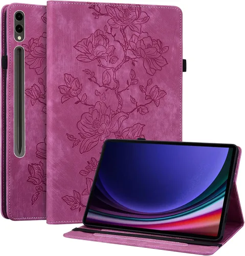 Miniatura 34 de Funda para Samsung Galaxy Tab S5e 10.5 2019 Modelo SM-T720/T725/T727, funda delgada de piel sintética con soporte multiángulo y soporte