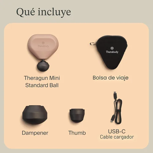 Miniatura 9 de TheraGun Mini (3ª generación) de Therabody - Pistola de masaje ultraportátil y esencial de viaje para un alivio rápido y eficaz del dolor