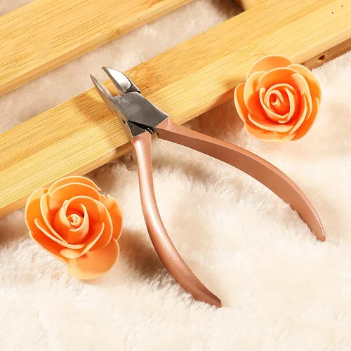 Miniatura 6 de Juego de brocas de uñas de acero inoxidable, cortaúñas de uñas de oro rosa, tijeras de uñas, kit de manicura y pedicura, decoración de uñas