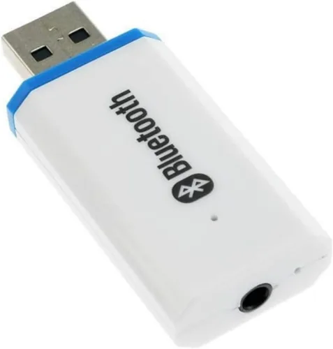 Miniatura 4 de Adaptador USB Bluetooth, receptor de audio USB Bluetooth inalámbrico para sistema de sonido estéreo de hogar/coche, altavoces portátiles con entrada