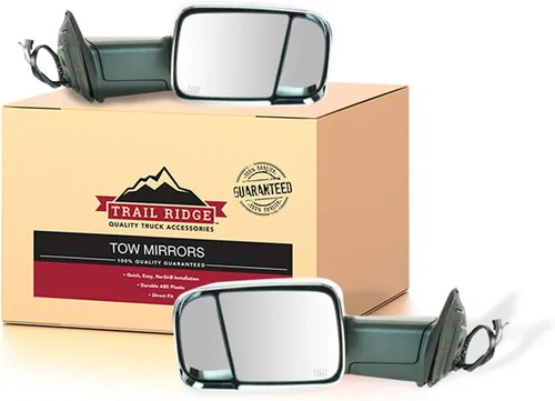 Miniatura 14 de Trail Ridge Juego de espejos de remolque de 2 piezas para el lado del conductor y del pasajero compatible con Ford F-150 FO1320479 FO1321479