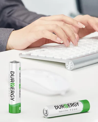 Miniatura 6 de DURNERGY Paquete de 48 pilas AAA, 10 años de vida útil, 1.5 V Triple AAA Baterías 1200 mAh para controles remotos, juguetes linternas LR03 E92 MN2400