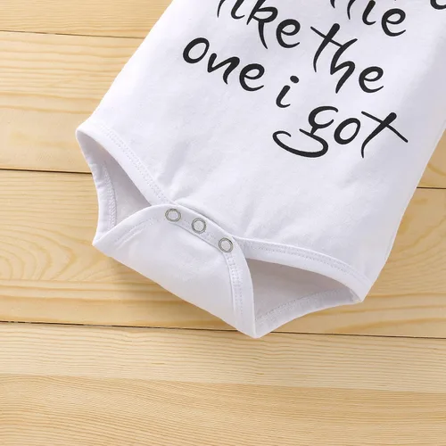 Miniatura 4 de Aint No Auntie Like The One I Get Baby Boy Ropa de niño con letras impresas en la tía con texto en inglés "Auntie Like The One I Get Baby Boy
