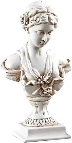 Miniatura 9 de Estatua clásica griega de busto de David Man de 11.8 pulgadas, escultura de resina grande de resina romana Apolo para decoración del hogar