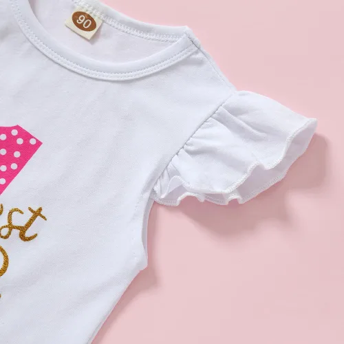 Miniatura 4 de LYQTloml Conjunto de mameluco para bebé recién nacido, falda tutú + diadema