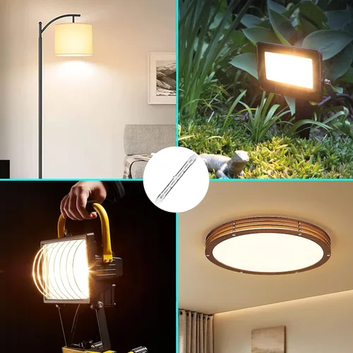 Miniatura 7 de R7S - Bombillas halógenas T3 de 3.071 in, 120 V, 100 W, 2700 K, luz blanca cálida, regulables, bombillas de doble extremo para trabajo, luces