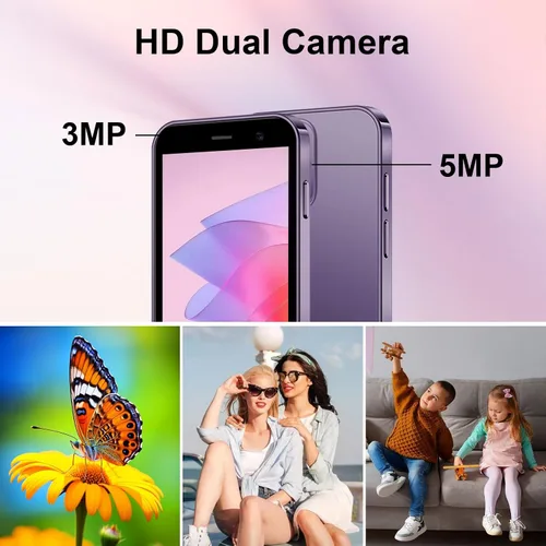 Miniatura 6 de Mini teléfono 4G desbloqueado Mini Smartphone 4GB+128GB Batería más pequeña del mundo 2000mAh Pantalla táctil HD Teléfono móvil compacto para niños