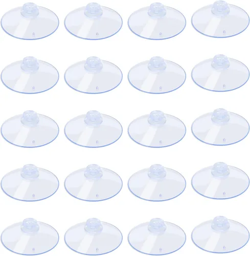 Miniatura 11 de Aquaneat - 20 paquetes de ventosas de succión con almohadillas transparentes de 0.8 pulgadas sin ganchos para la organización y decoración del hogar