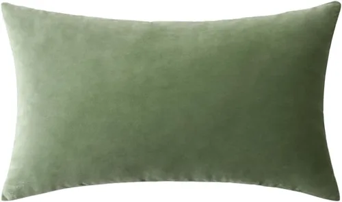 Miniatura 9 de MIULEE Funda de Almohada de Terciopelo Suave de Lujo Decorativa Funda de Cojín Decorativo Rectangular Individual para Sofá, Sillón, Dormitorio, Beige
