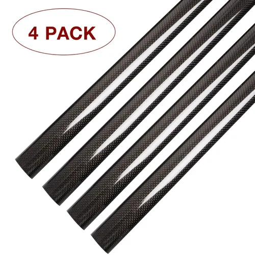 Miniatura 6 de ARRIS Tubos de fibra de carbono de 16.535 in de longitud, 0.157 in x 0.236 in x 16.535 in, superficie brillante, tubo de fibra de carbono