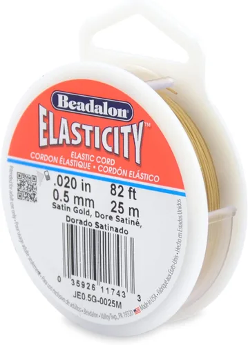 Miniatura 17 de Beadalon Elasticity - Cordón elástico (0,8 mm, 5 m), transparente