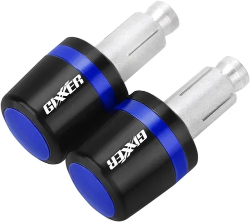 Manillar de motocicleta para motocicleta, peso final, agarres para manillar, tapa antivibración, enchufe plateado para Suzuki Gixxer 150sf 250sf 155