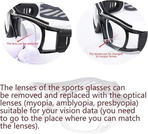 Miniatura 5 de SooGree Gafas protectoras deportivas para baloncesto para hombres y mujeres