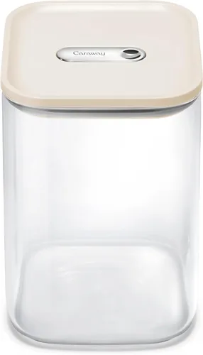 Miniatura 19 de Caraway 1 qt de vidrio Contenedor hermético de almacenamiento de alimentos con tapa – Contenedor de almacenamiento de cocina sin tóxicos, sin BPA