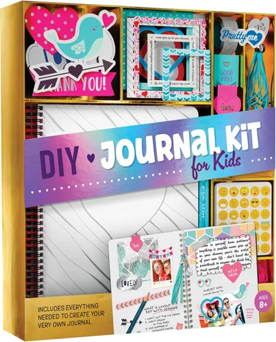 Kit de Diario DIY Pretty Me para Niñas - Regalo para Niñas de 8 a 14 Años - Ideas Geniales de Regalo de Cumpleaños para Adolescentes - Divertidos y