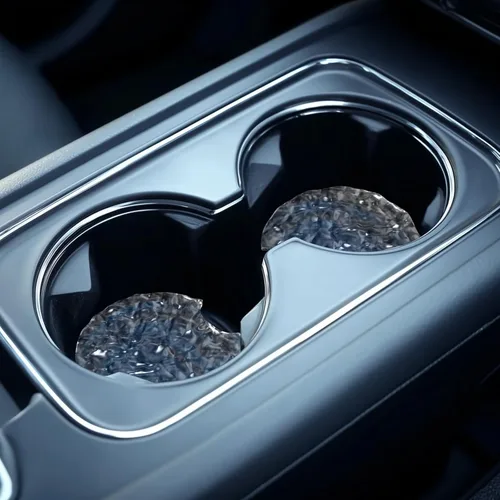 Posavasos para automóvil, paquete de 2 posavasos para automóvil, 2.75 pulgadas, antideslizantes y absorbentes, para portavasos de automóvil,
