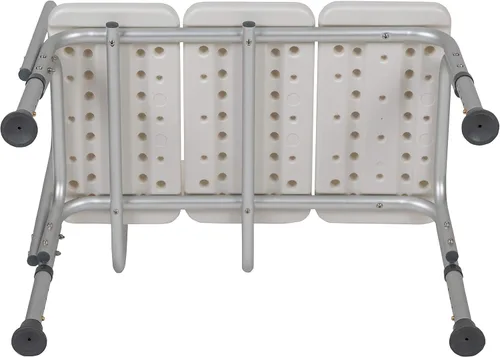 Miniatura 15 de Flash Furniture serie HERCULES - Silla para ducha, montaje rápido sin herramientas Blanco