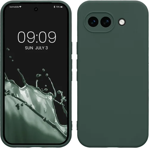 Miniatura 168 de kwmobile Funda compatible con Google Pixel 9 Pro - Funda protectora delgada de TPU para teléfono - Acabado mate suave - Negro mate