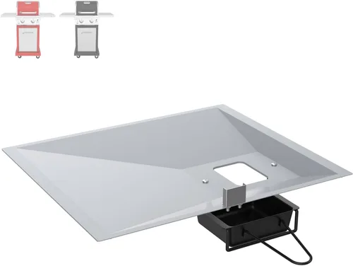 Bandeja de grasa con bandeja de captura para Nexgrill 2 quemadores piezas de repuesto 720-0864R, 720-0864RA, bandeja de goteo para Nexgrill 2