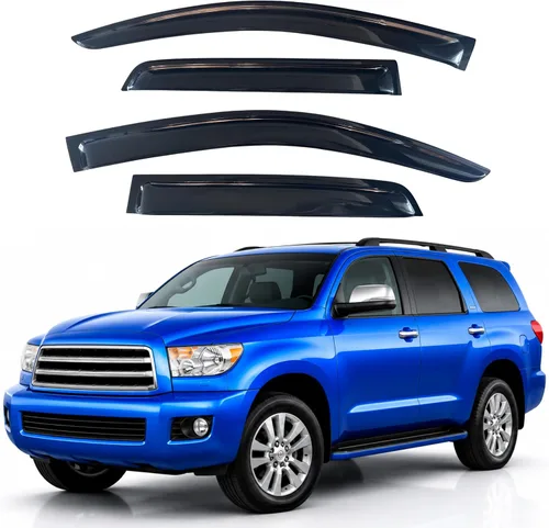 Miniatura 313 de Visor para ventana IG para Hyundai Venue 2020-2023, protector contra la lluvia, adhesivo extra duradero, deflector de viento para lado