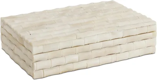 Miniatura 11 de Handicrafts Home Caja de almacenamiento decorativa con tapa – 10 x 4.5 x 2.5 pulgadas Organizador de decoración moderna para el hogar, caja