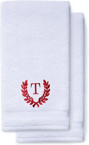 Miniatura 182 de Toallas de mano decorativas y con monograma para baño, cocina, maquillaje Regalo personalizado para boda-nupcial Toalla turca de lujo
