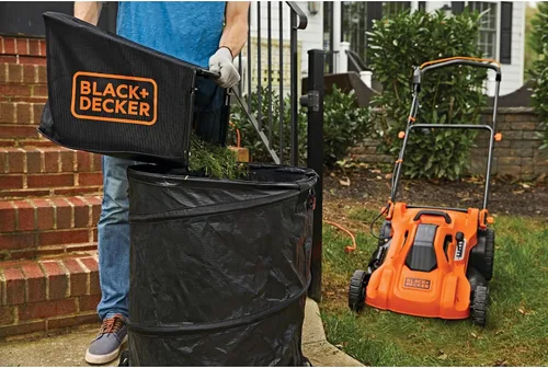 Miniatura 12 de BLACK+DECKER Cortacésped eléctrico con cable, 13 amperios, plataforma de corte de 20 pulgadas, ajuste de altura de 6 ajustes, almacenamiento