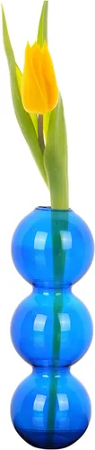 Miniatura 17 de Jarrón hidropónico de burbujas de vidrio transparente, jarrón de burbujas de estilo lindo de 7 pulgadas, jarrón floral único creativo para centros