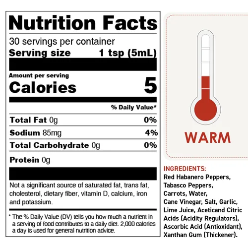 Miniatura 2 de Dave's Gourmet Crazy Caribbean Hot Sauce - Mezcla de habanero y pimienta tabasco, ideal para alas, mariscos y alimentos fritos, salsa picante