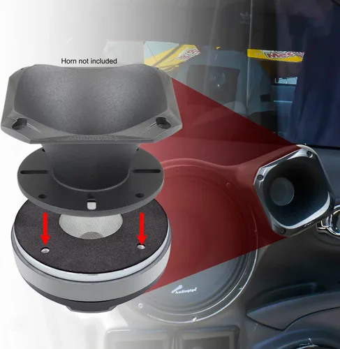 Miniatura 6 de Audiopipe APH5050 Controlador de compresión de titanio 160 vatios máx. 8ohm 2vc
