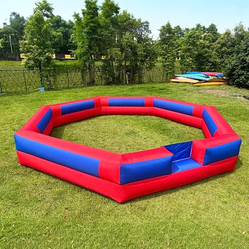 Miniatura 6 de Piscina inflable de pelotas Gaga de 17 pies con soplador integrado, piscina de pelotas Gaga grande y portátil para actividades en interiores