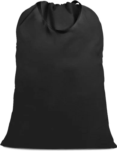 Miniatura 21 de Bolsa de lona de algodón con asas y correas de cordón, bolsas de lavandería extra grandes resistentes para lavandería y hogar, bolsa de ropa sucia