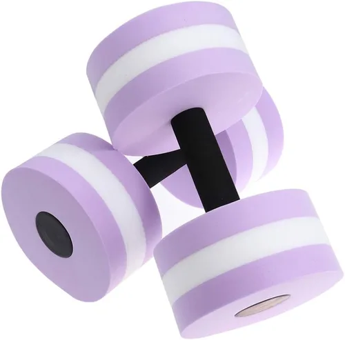 Miniatura 9 de DOITOOL Juego de 2 mancuernas de ejercicio acuático para aeróbicos acuáticos, mancuernas de espuma ligera, resistencia a la piscina