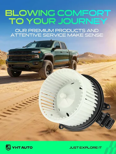 Miniatura 2 de YHTAUTO Motor de ventilador de CA delantero compatible con Ford F-150 2009-2014, Expedition y Lincoln Navigator 2009-2017, motor de ventilador