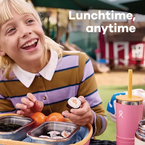 Miniatura 7 de Bolsa de almuerzo Hydro Flask para niños - Unisex para niñas o niños - Bolsa de almuerzo aislada para la escuela en gris koala