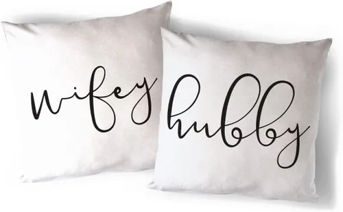 Miniatura 34 de The Cotton & Canvas Co. Home is Wherever I'm with You - Funda de almohada, funda de cojín, funda de almohada decorativa