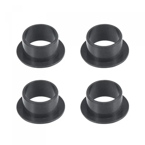Miniatura 19 de uxcell - Cojinetes de manga con brida, 12 mm de diámetro interior, 14 mm de diámetro exterior, 10 mm de longitud, buje sin aceite envuelto en POM