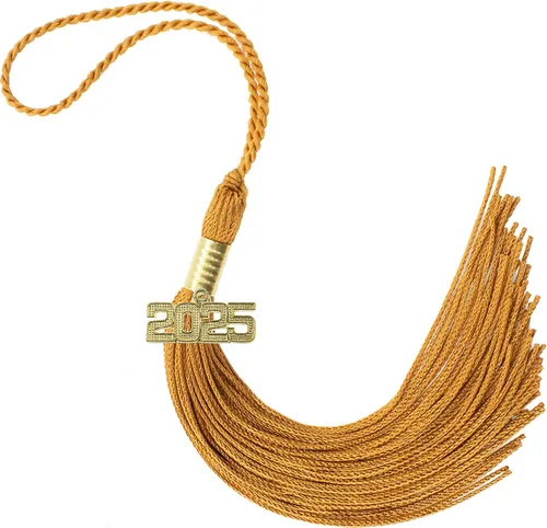 Miniatura 245 de Borla de graduación Aqua 2022, todos los colores escolares disponibles, fabricada en Estados Unidos