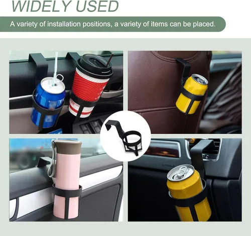 Miniatura 6 de 2 portavasos de automóvil, diseño portátil impermeable, soporte de almacenamiento de vasos para cinta de correr, accesorios universales y duraderos