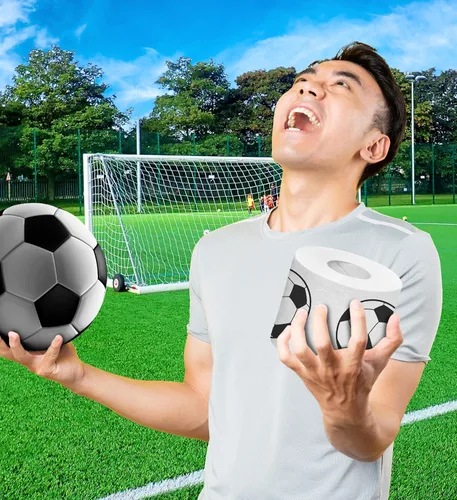 Miniatura 7 de Printed TP Rollo de papel higiénico impreso para juegos deportivos, sorpresa para el día del juego, para adultos, mujeres y hombres, regalos