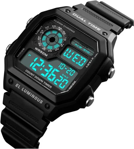 Miniatura 2 de YOOTEN Reloj digital luminoso impermeable para hombre