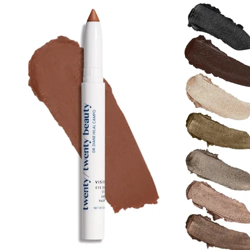 Miniatura 15 de twenty/twenty beauty Visionary - Lápiz de sombra de ojos en crema brillante, seguro para ojos sensibles, desarrollado por oftalmólogos, vegano, De